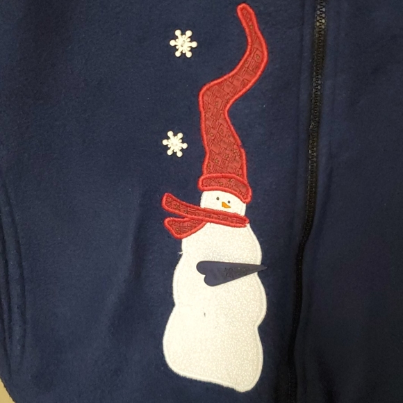 ❤️Last Chance❤️Ugly Christmas vest navy blue size large - Picture 2 of 11